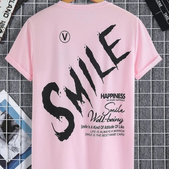 . Other - Pink Mens Tee Shirt